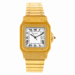 Cartier 99696 Santos Automatic Unisex 18k yellow gold