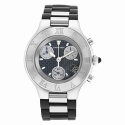 Cartier w510125u2 Chronoscaph 21 Quartz Unisex Stainless Steel
