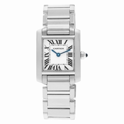 Cartier w5001253 Tank Francaise Quartz Female 18k White Gold