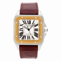 Cartier W20072X7 Santos 100 Automatic Male Stainless Steel