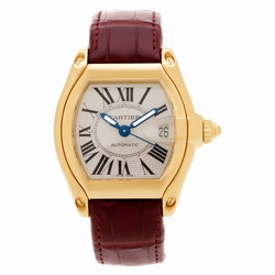 Cartier W62005V2 Roadster Automatic Unisex 18k yellow gold