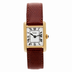 Cartier Cartier 1385 Tank Vermeil Manual Female Vermeil
