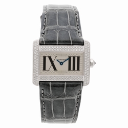 Cartier 2813 Divan Quartz Female 18k White Gold