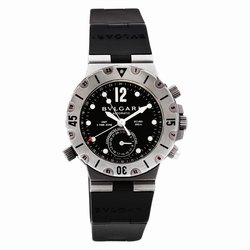 Bvlgari SD38 S GMT Scuba Automatic Unisex Stainless Steel