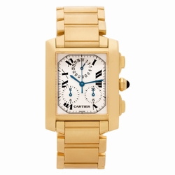 Cartier W50005R2 Tank Francaise Quartz Male 18k yellow gold