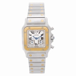 Cartier 2425 Santos Quartz Male Stainless Steel