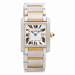 Cartier W51012Q4 Tank Francaise Quartz Female Stainless Steel
