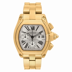 Cartier w62021y2 Roadster Automatic Unisex 18k yellow gold