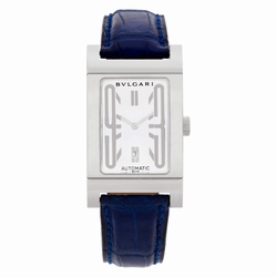 Bvlgari rt45s Rettangolo Automatic Unisex Stainless Steel