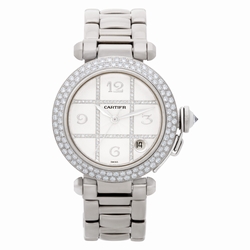 Cartier 2308 Pasha Automatic Female 18k White Gold