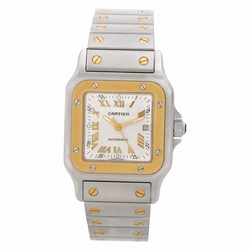 Cartier 2319 Santos Automatic Unisex 18k gold & Stainless Steel