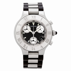 Cartier w10172t2 Chronoscaph 21 Quartz Unisex Stainless Steel