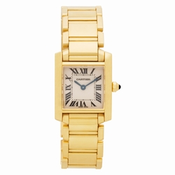 Cartier 2385 Tank Francaise Quartz Female 18k yellow gold