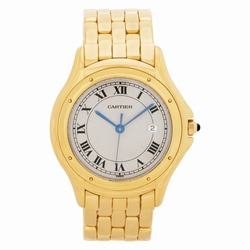 Cartier 887920 Cougar Quartz Unisex 18k yellow gold