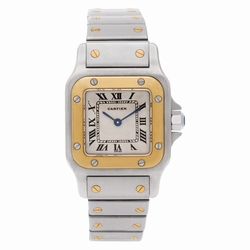 Cartier 13339 Santos Quartz Female 18k gold & Stainless Steel