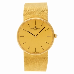 Baume & Mercier 35110 Classic Manual Male 18k Yellow Gold