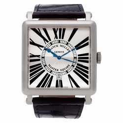 Franck Muller 6000 K SC Master Square Automatic Male 18k White Gold