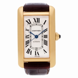 Cartier W2609856 Tank American Automatic Male 18k rose gold
