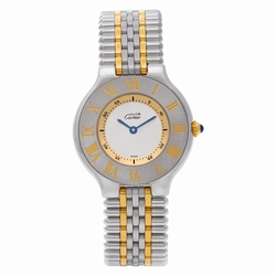 Cartier W10072F4 Must 21 Quartz Unisex Stainless Steel