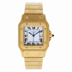 Cartier 887901 Santos Automatic Unisex 18k yellow gold