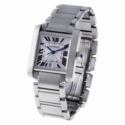 Cartier 2302 Tank Automatic Male Stainless Steel
