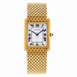Cartier Cartier 2078 Tank Quartz Unisex 18k yellow gold