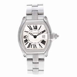 Cartier 2675 Roadster Quartz Female Stainless Steel