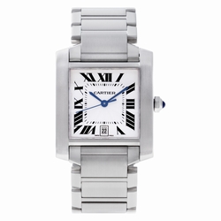 Cartier w51002q3 Tank Francaise Automatic Male Stainless Steel