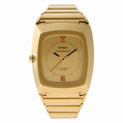 Omega 196.005 Constellation Quartz Male 18k yellow gold