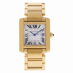 Cartier W5001R2 Tank Francaise Automatic Male 18k yellow gold
