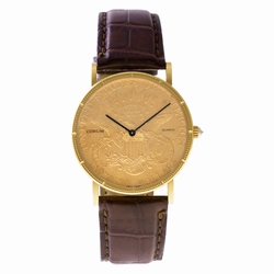 Corum CT32892 $20 Coin Quartz Male 18k Yellow Gold