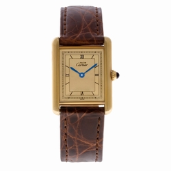 Cartier 92249 Tank Quartz Female Vermeil