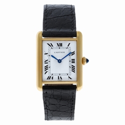 Cartier 1223 Tank Manual Female 18k yellow gold