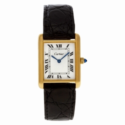 Cartier 111 Tank Manual Unisex Gold Plate