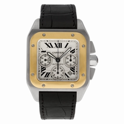 Cartier w20091x7 Santos 100 Automatic Male Stainless Steel