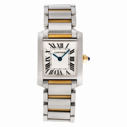 Cartier W51007Q4 Tank Francaise Quartz Female 18k gold & Stainless Steel