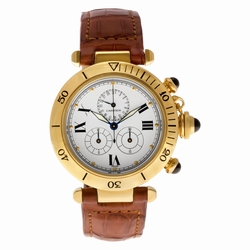 Cartier 1353 Pasha 35 Quartz Unisex 18k yellow gold