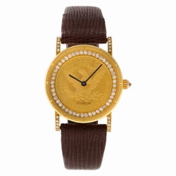 Corum 122 $5 Coin Manual Female 18k yellow gold