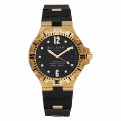 Bvlgari SD40G Scuba Automatic Male 18k Yellow Gold
