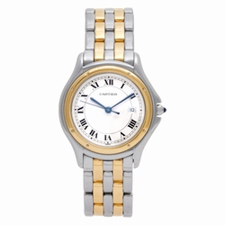 Cartier 17904 Cougar Quartz Unisex Stainless Steel