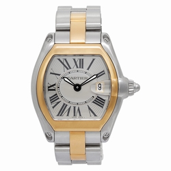 Cartier 2675 Roadster Quartz Female 18k gold & Stainless Steel