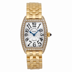 Franck Muller 1752QZD Curvex Quartz Female 18k yellow gold