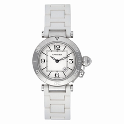 Cartier 3025 Pasha Seatimer Quartz Female Stainless Steel