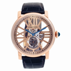 Cartier W1580046 Tourbillon Manual Male 18k rose gold
