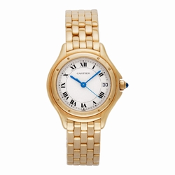 Cartier 00586 Cougar Quartz Female 18k yellow gold