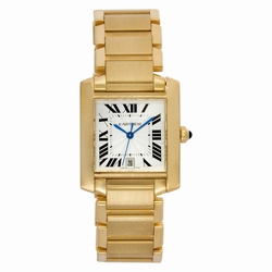 Cartier W50001R2 Tank Francaise Automatic Unisex 18k yellow gold