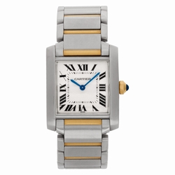 Cartier W2TA0003 Tank Francaise Quartz Female Stainless Steel