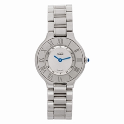 Cartier 1340 21 Quartz Female Stainless Steel