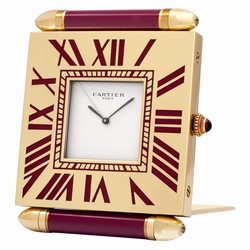 Cartier 123 Clock  Unisex 