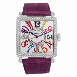 Franck Muller 6000 H SC DT COLDRM V D Color Dreams Automatic Female 18k White Gold